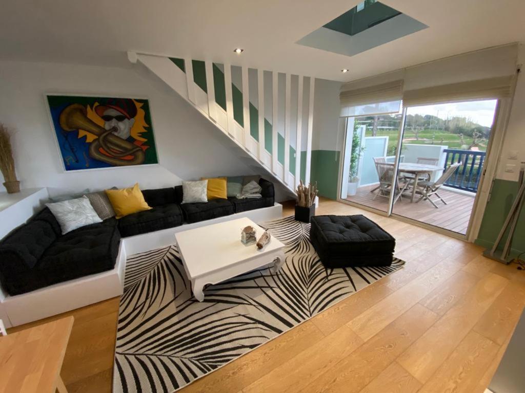 Bel appartement vue mer - 1er rang front de mer Saint-Jean-de-Luz Buitenkant foto