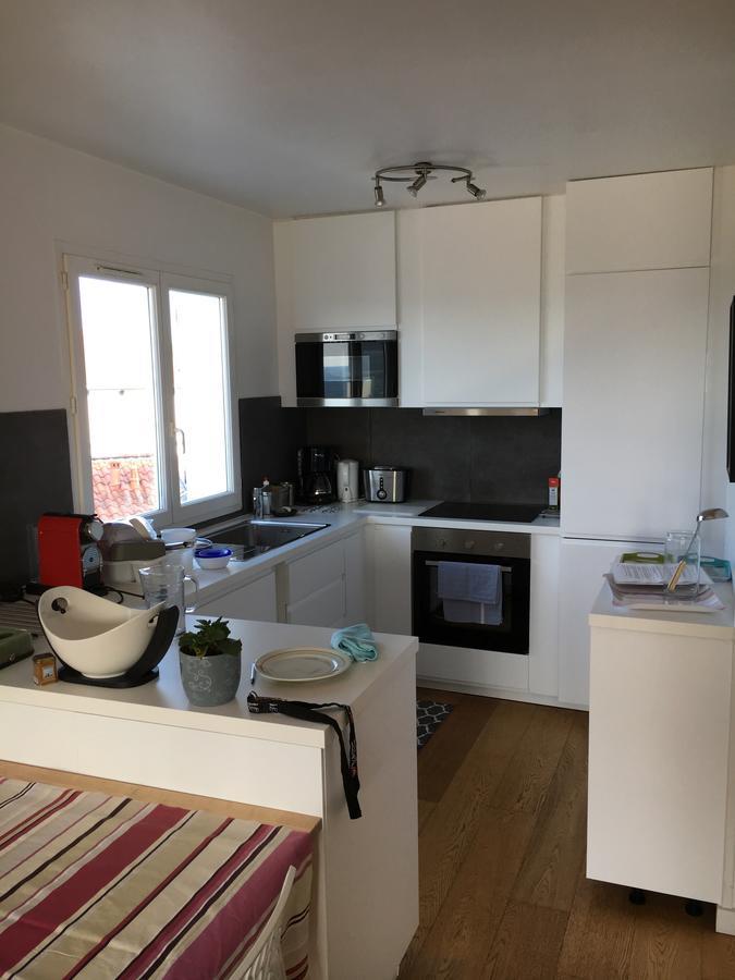 Bel appartement vue mer - 1er rang front de mer Saint-Jean-de-Luz Buitenkant foto